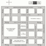Blank Street Map Worksheets