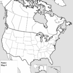 Blank United States Map Printable Valid Blank Us And Canada Map Blank