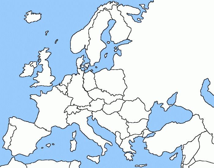 Cold War Europe Map