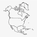 Download Printable North America Blank Map PNG Image For Free Search