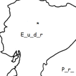Ecuador Printable Handout Fill In The Blanks And Color The Map