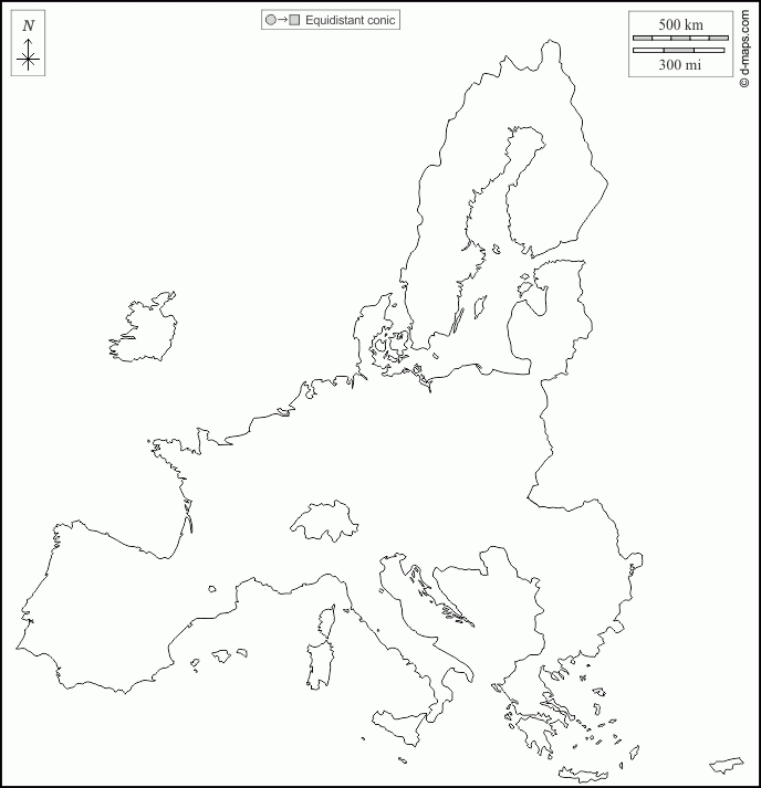 European Union Free Map Free Blank Map Free Outline Map Free Base 