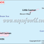 Islas Caim n Mapa De Islas Caim n