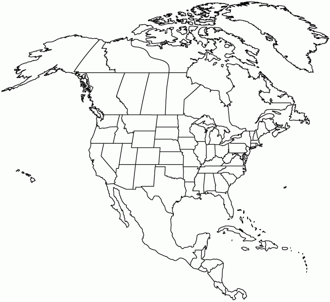 Maps Of Dallas Blank Map Of North America