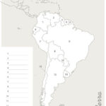 Spanish Speaking Countries Map Worksheet South America Countries
