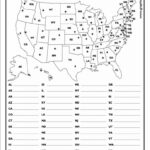 State Capitals Map Quiz Printable Of Us States With Capitols Capital