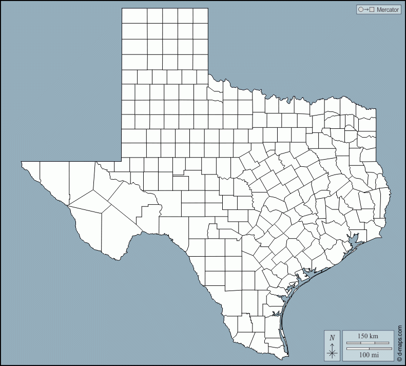 Texas Free Map Free Blank Map Free Outline Map Free Base Map Outline 