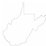 West Virginia State Outline Map Free Download