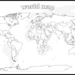 10 Best Blank World Maps Printable Printablee