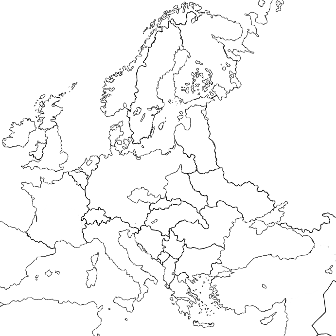 47 Cool Blank Map Of Europe 1914 Pdf Insectpedia