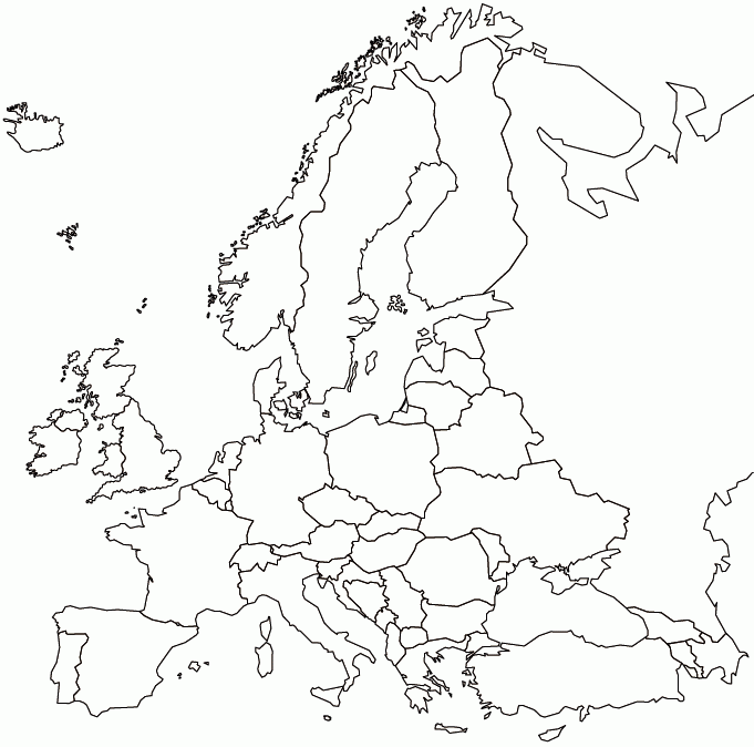 5 Free Large Printable Map Of Northern Europe With Countries World