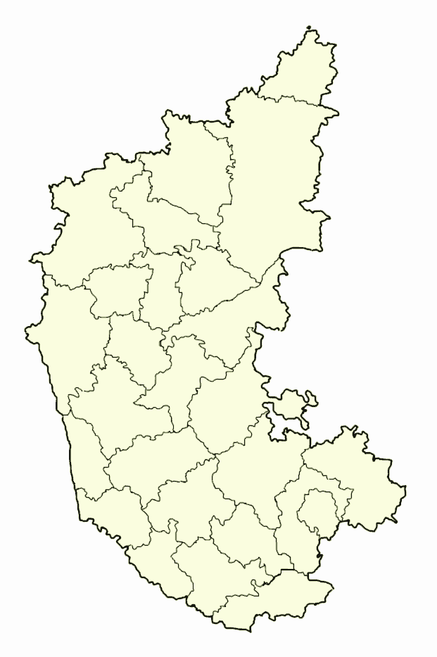 Blank Map Of Karnataka Mapsof Net
