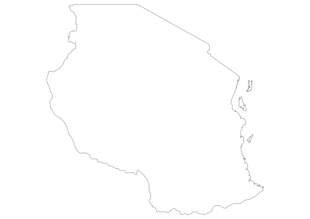 Blank Map Of Tanzania Tanzania Outline Map