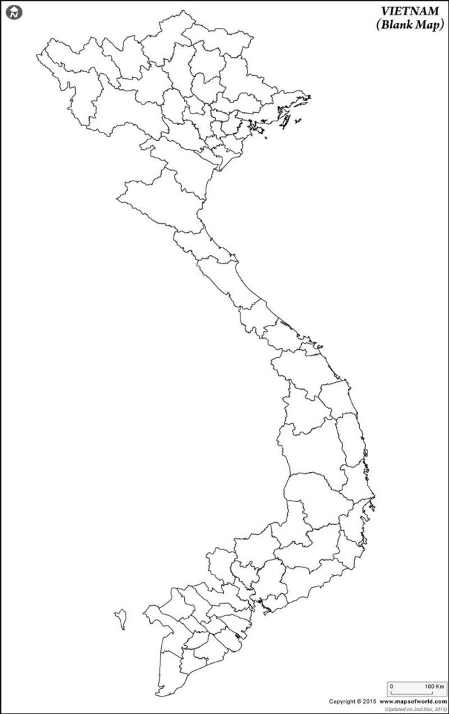 Blank Map Of Vietnam Vietnam Outline Map Vietnam Art Map Vietnam Map