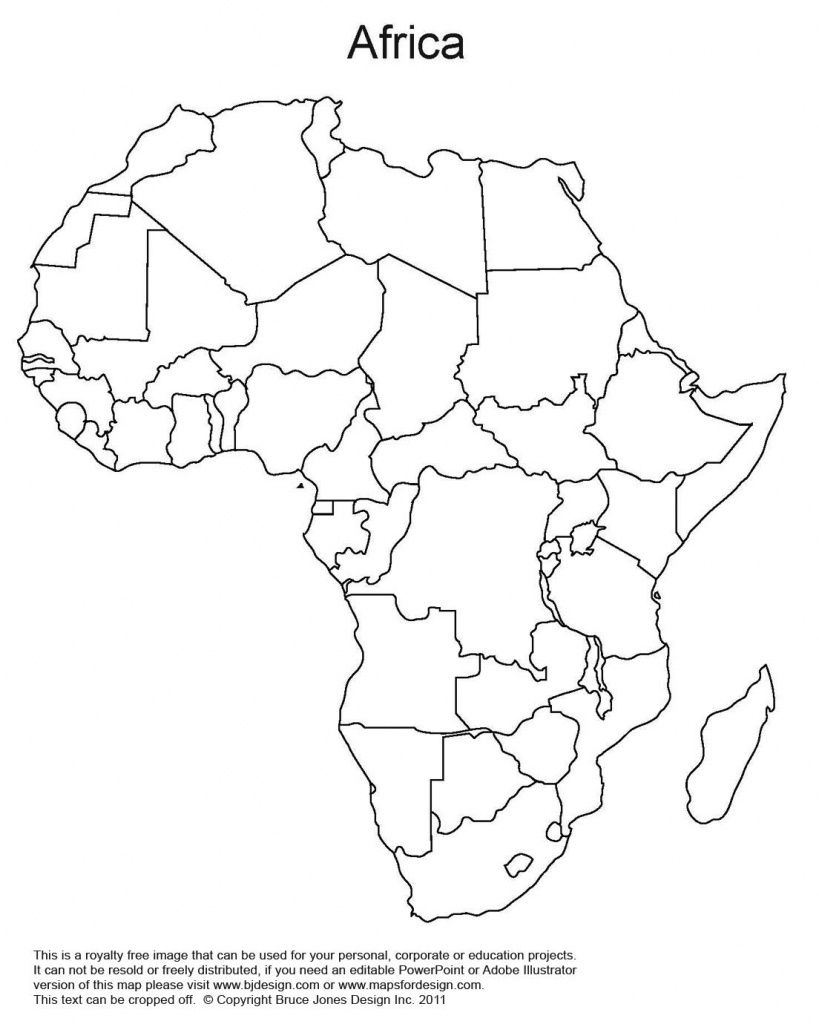Blank Outline Map Of Africa Printable Printable Maps