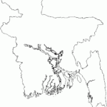 Blank Outline Map Of Bangladesh