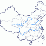 Blank Outline Map Of China With Rivers