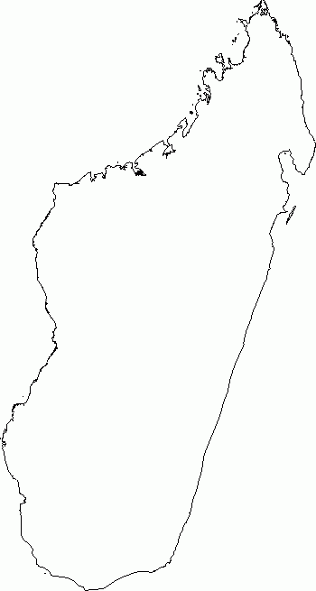 Blank Outline Map Of Madagascar