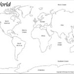 Blank World Map Best Photos Of Printable Maps Political With Continents