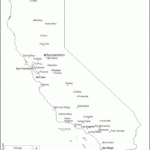 California Free Map Free Blank Map Free Outline Map Free Base Map