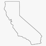 Clip Art California Outline Clipart California Map Outline HD Png