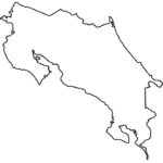 Costa Rica Map Political Costa Rica Map Outline blank Costa Rica