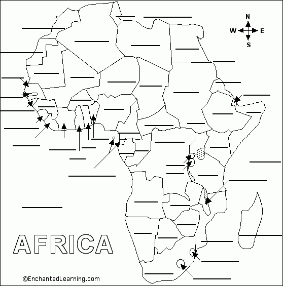 DSST Discover Social Studies Then Today Tomorrow Map From Memory AFRICA