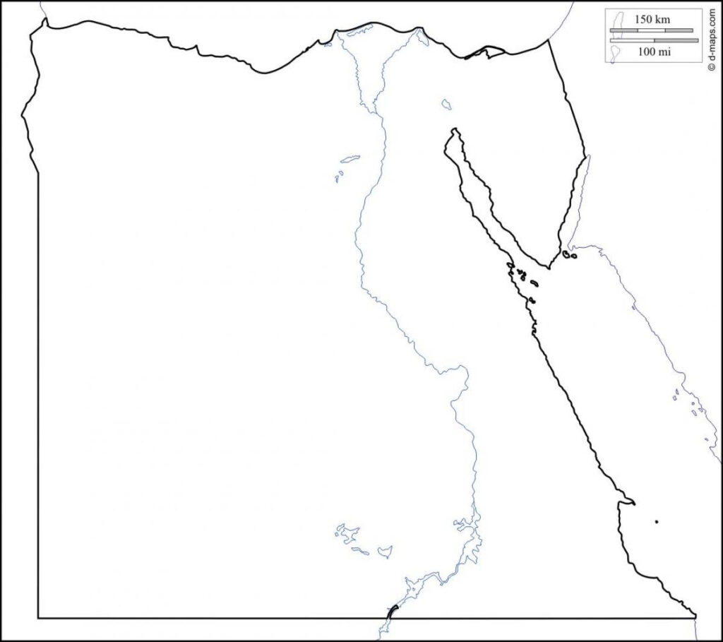 Egypt Map Drawing At GetDrawings Free Download