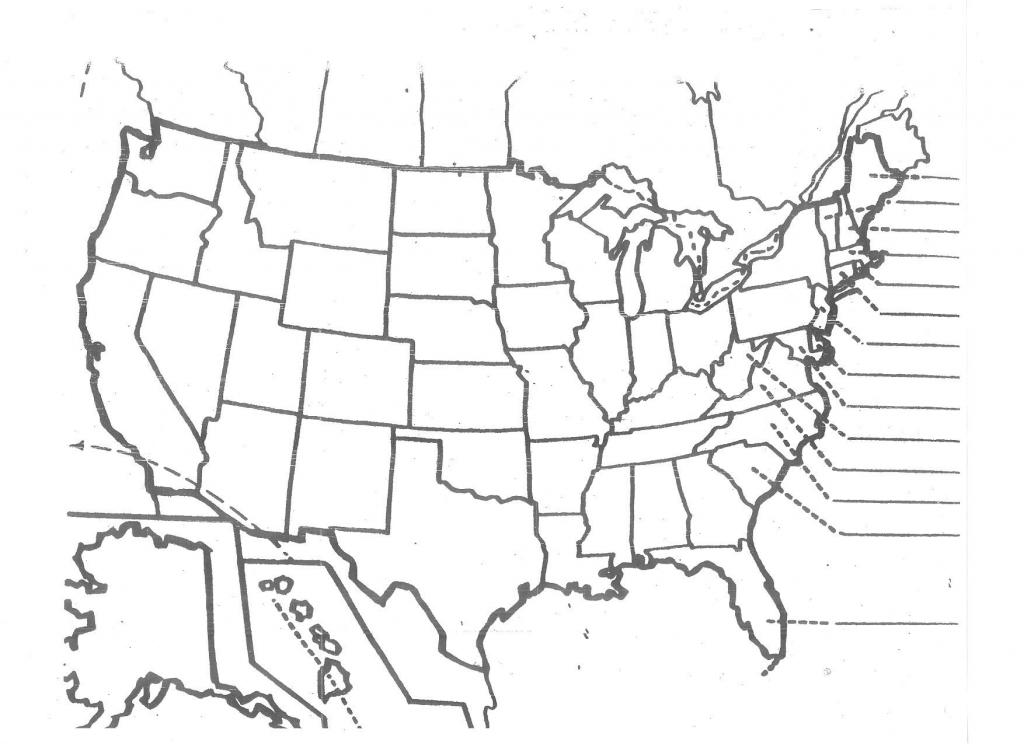 Fill In Map Of Us Blank Map Of United States Quiz Best 50 States Map