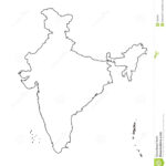 India Map Only Outline Map Of India Outline Only Southern Asia Asia