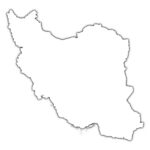 Iran Outline Map With Shadow Stock Photo Skvoor 9090305