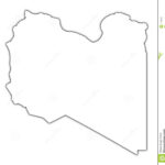 Libya Outline Map Stock Illustration Illustration Of Graphics 4709535