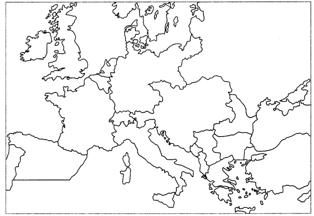 Locate And Label Two Places In The Following Map Of Europe In 1914 