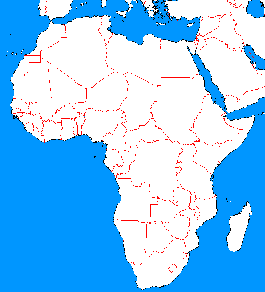 Maps For Blank Map Of Middle East And Africa ClipArt Best ClipArt 