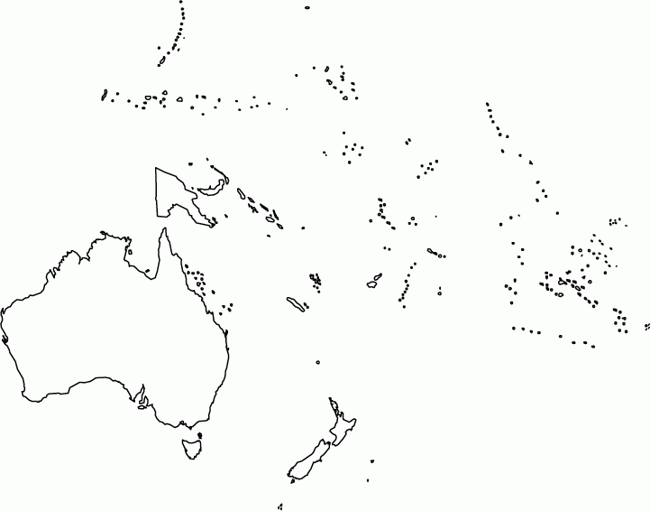 Oceania Map And Information Map Of Oceania Facts Figures And 