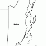 Outline Map Belize EnchantedLearning
