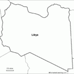 Outline Map Libya Map Outline Libya Outline