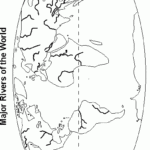 Outline Map Major Rivers Of The World EnchantedLearning