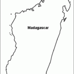 Outline Map Research Activity 3 Madagascar EnchantedLearning