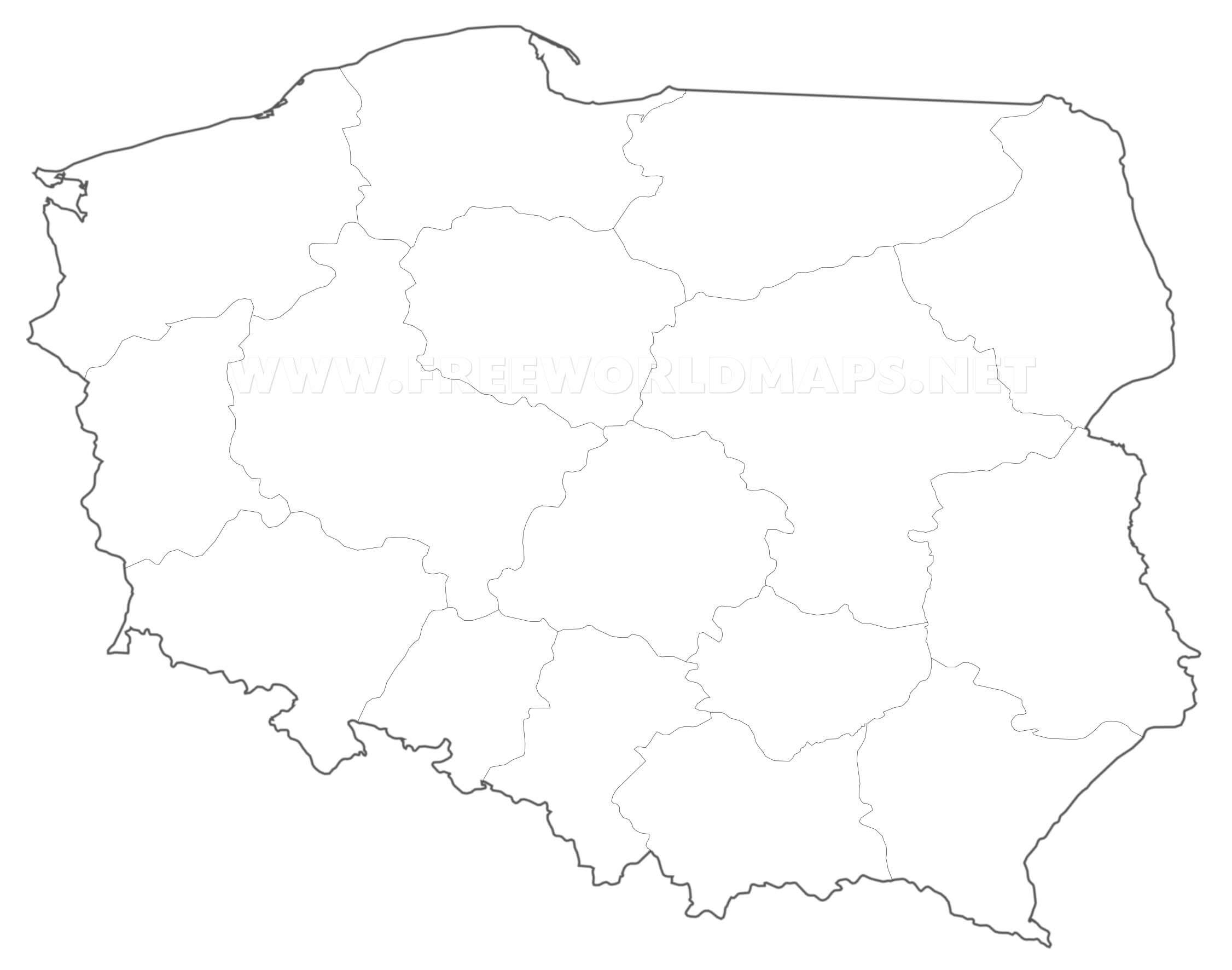 Poland Political Map