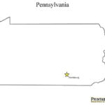 Print State Capital Map Of Pennsylvania State Capitals Map Map