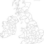 Printable Blank UK United Kingdom Outline Maps Royalty Free Map