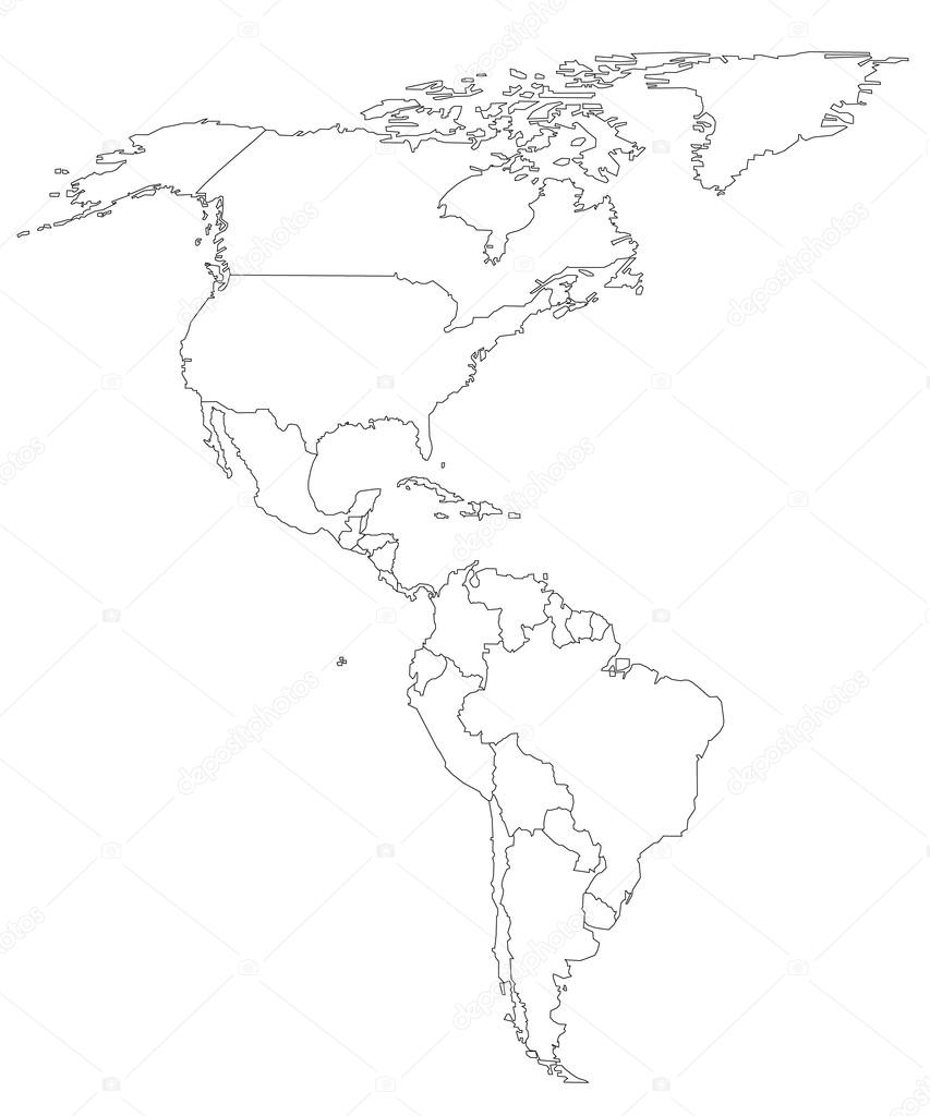 South America Map Drawing At GetDrawings Free Download