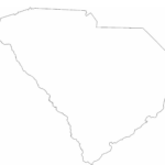 South Carolina State Outline Map Free Download