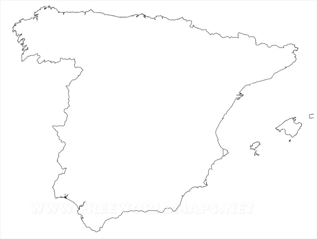Spain Political Map