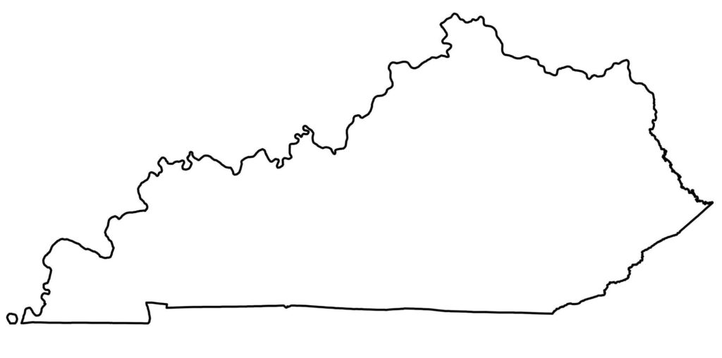 State Outlines Blank Maps Of The 50 United States GIS Geography