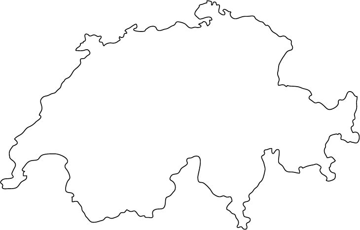 Switzerland Maps Facts Map Of Switzerland Map Outline Outline