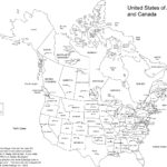 US And Canada Printable Blank Maps Royalty Free Clip Art Download