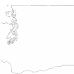 Washington State Outline Map Free Download