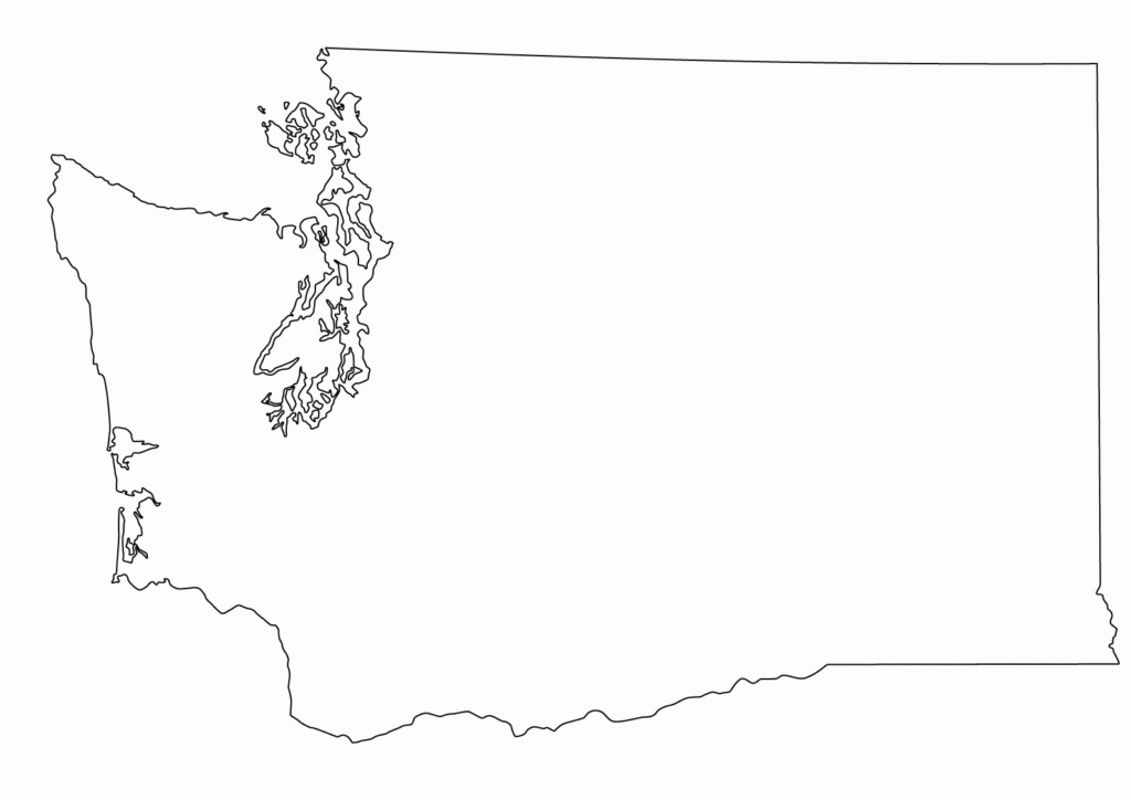 Washington State Outline Vector At GetDrawings Free Download